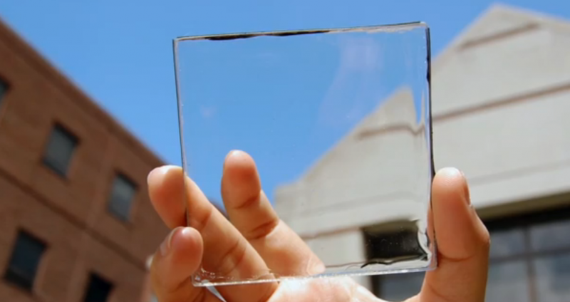 Transparent Solar Panel Glass